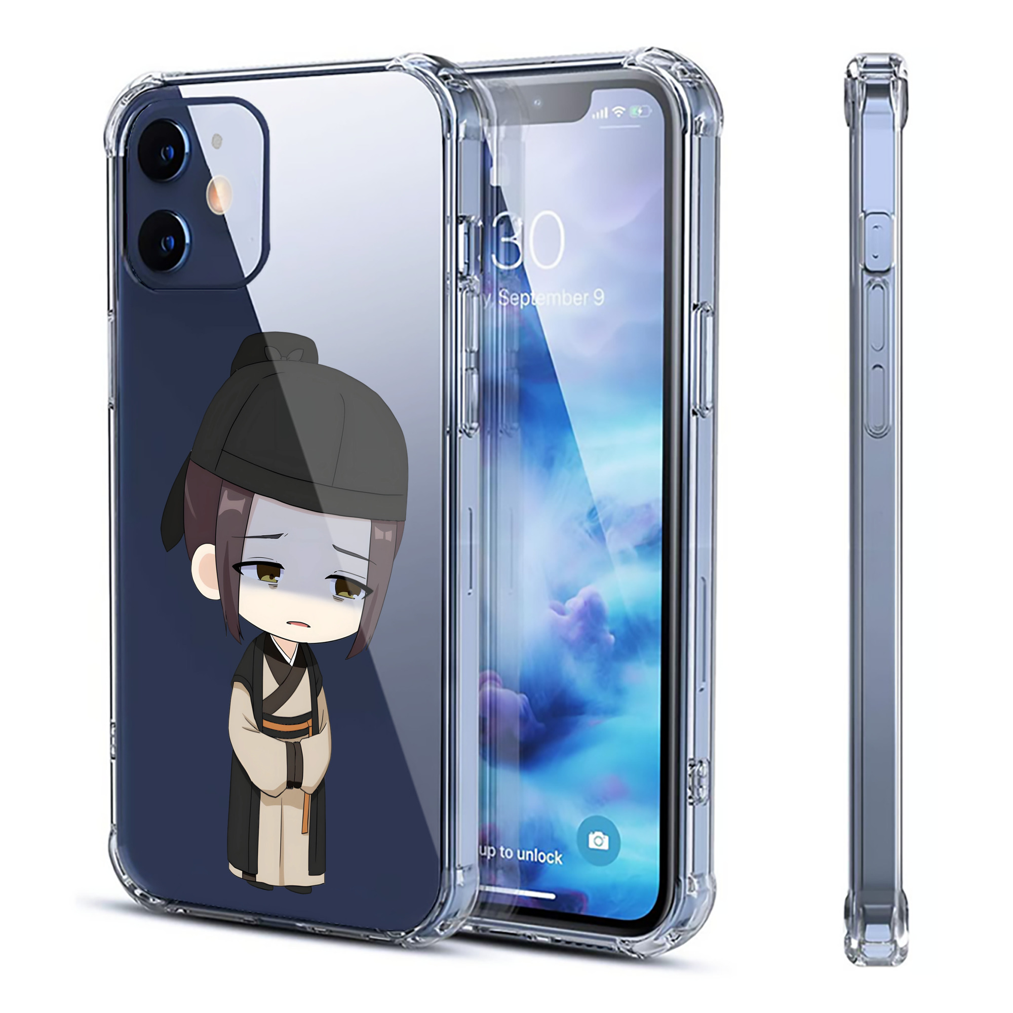 （画像用） 薬屋のひとりごと The Apothecary Diaries 【iPhone 12シリーズ対応】透明スマホケース（クリアソフトケース）